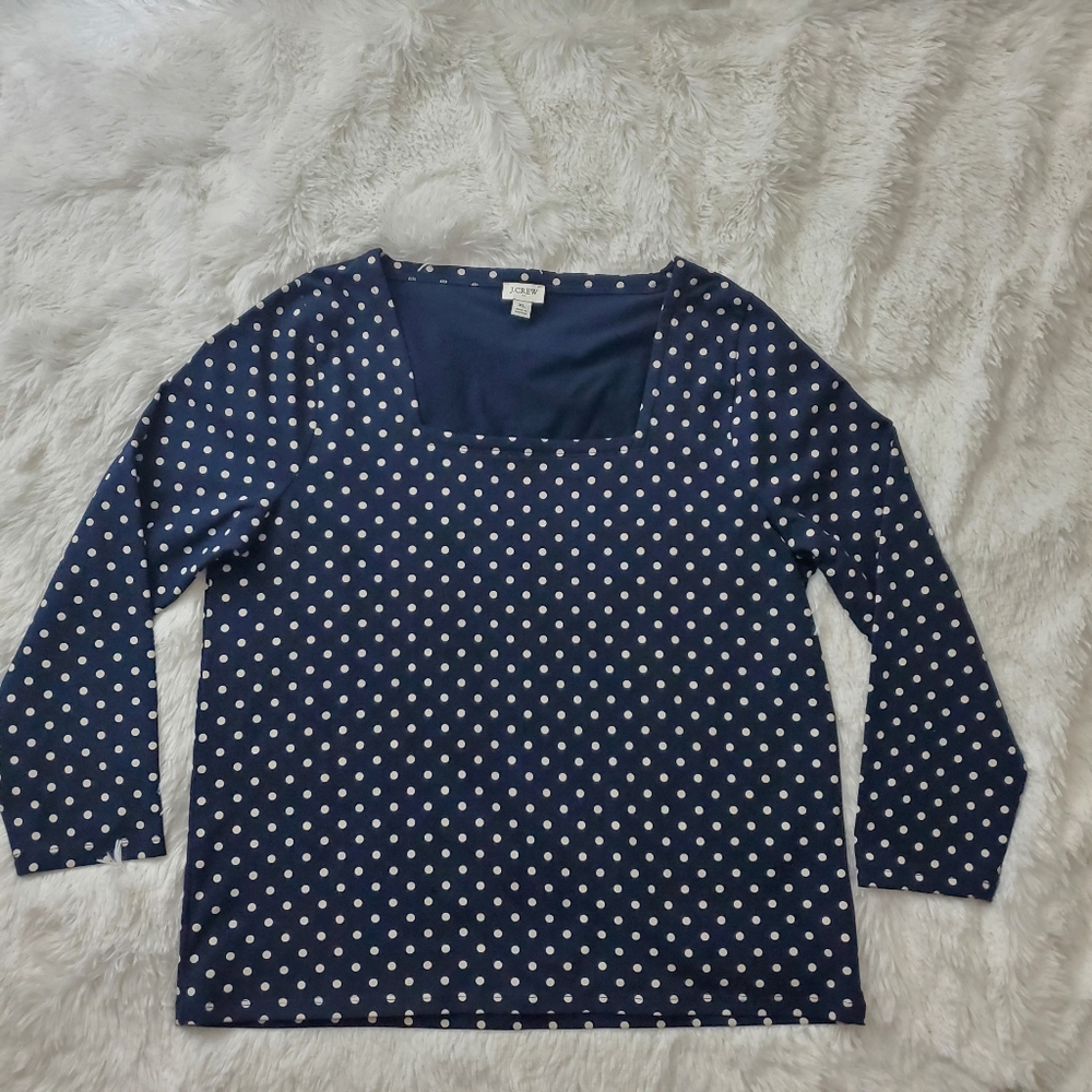 J. Crew Polka Dot Top